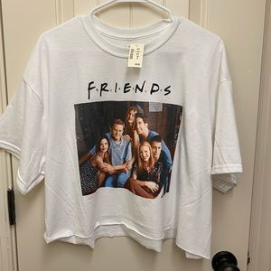 Large Friends Cropped Shirt!!